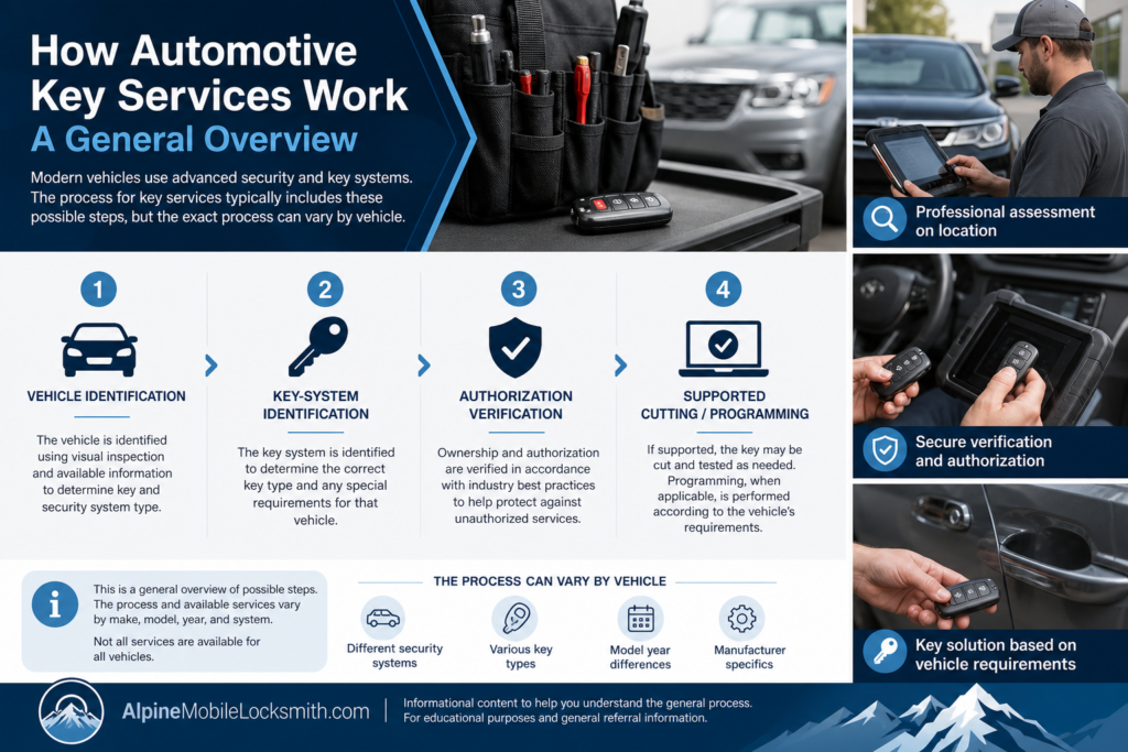 Alpinemobilelocksmith Car Key Replacement Explained Process