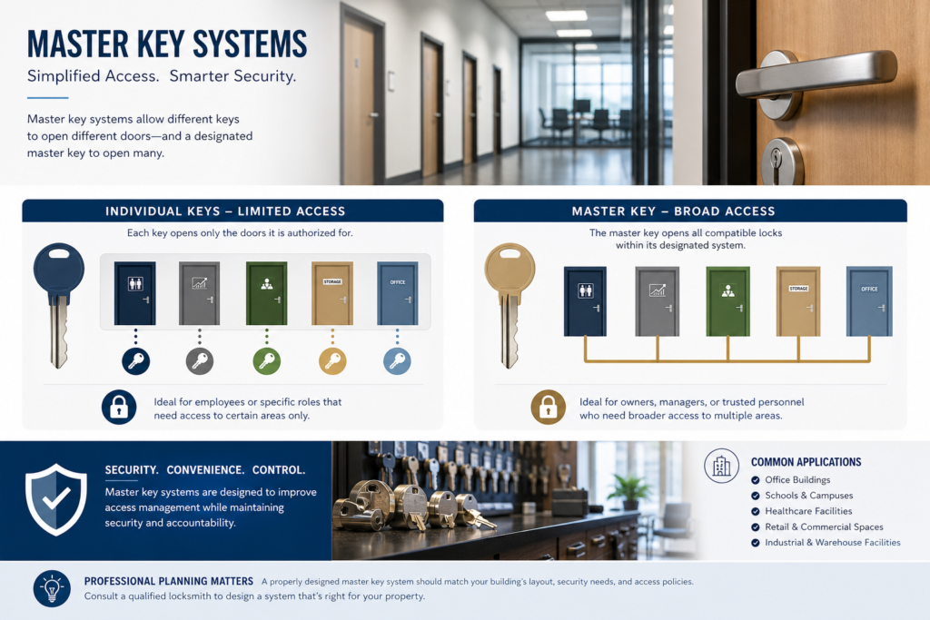 Alpinemobilelocksmith Master Key System Basics Levels