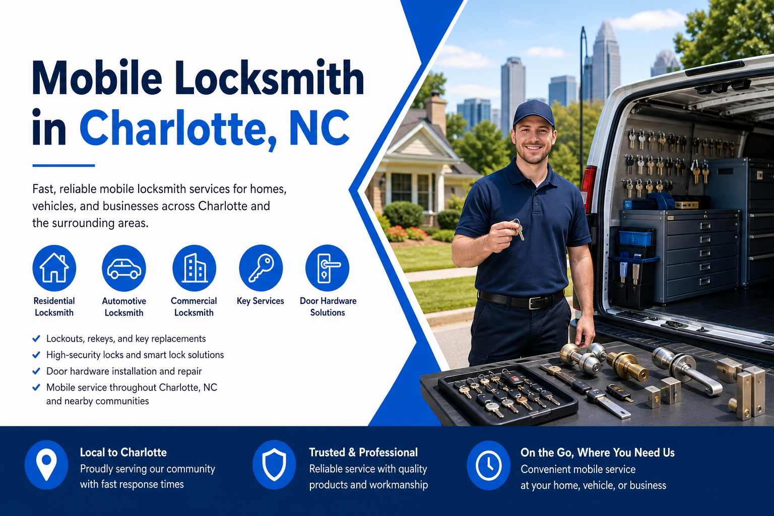 Mobile Locksmith in Charlotte NC from Alpine Mobile Locksmiths
