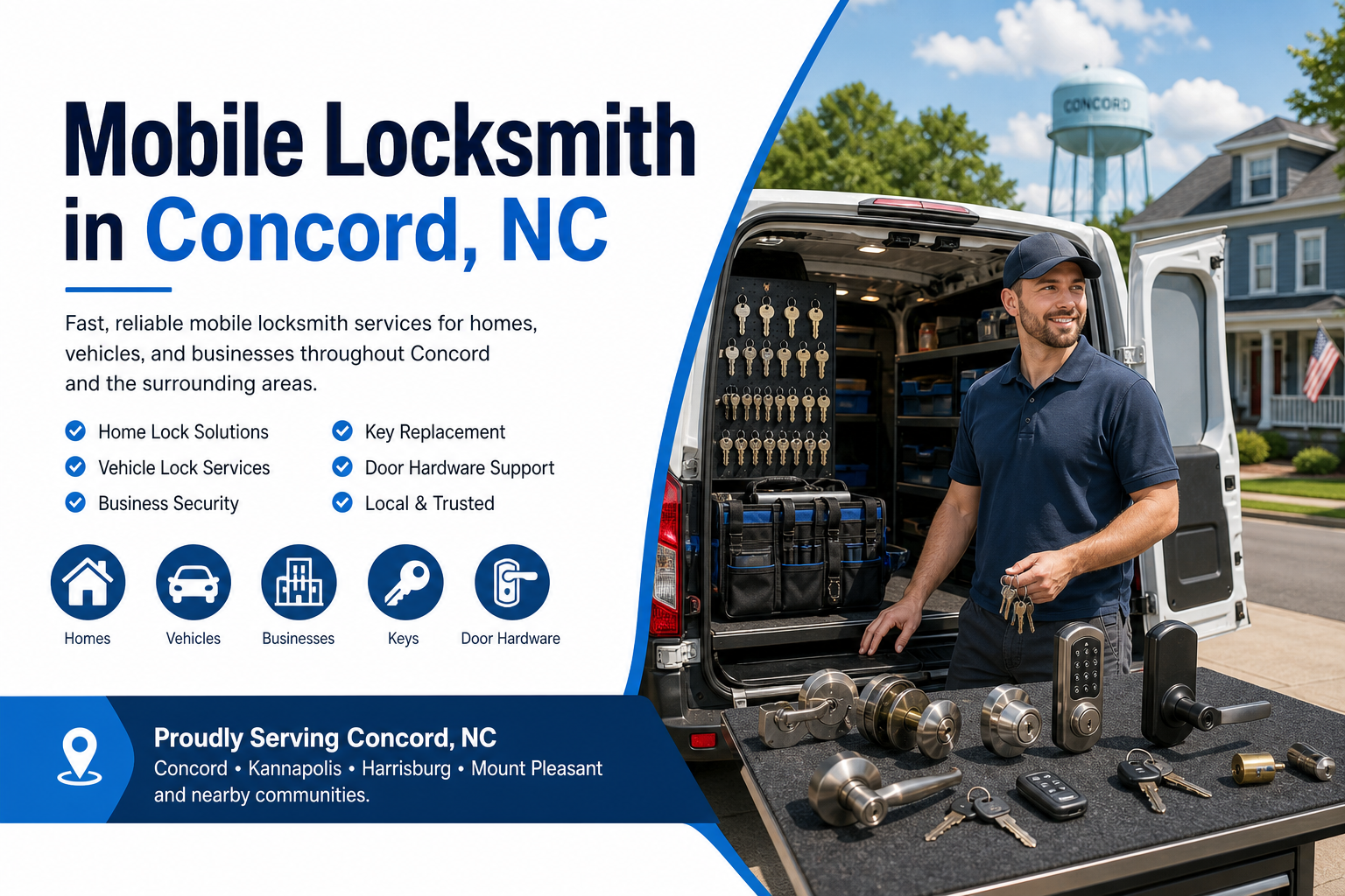 Mobile Locksmith in Concord NC from Alpine Mobile Locksmiths