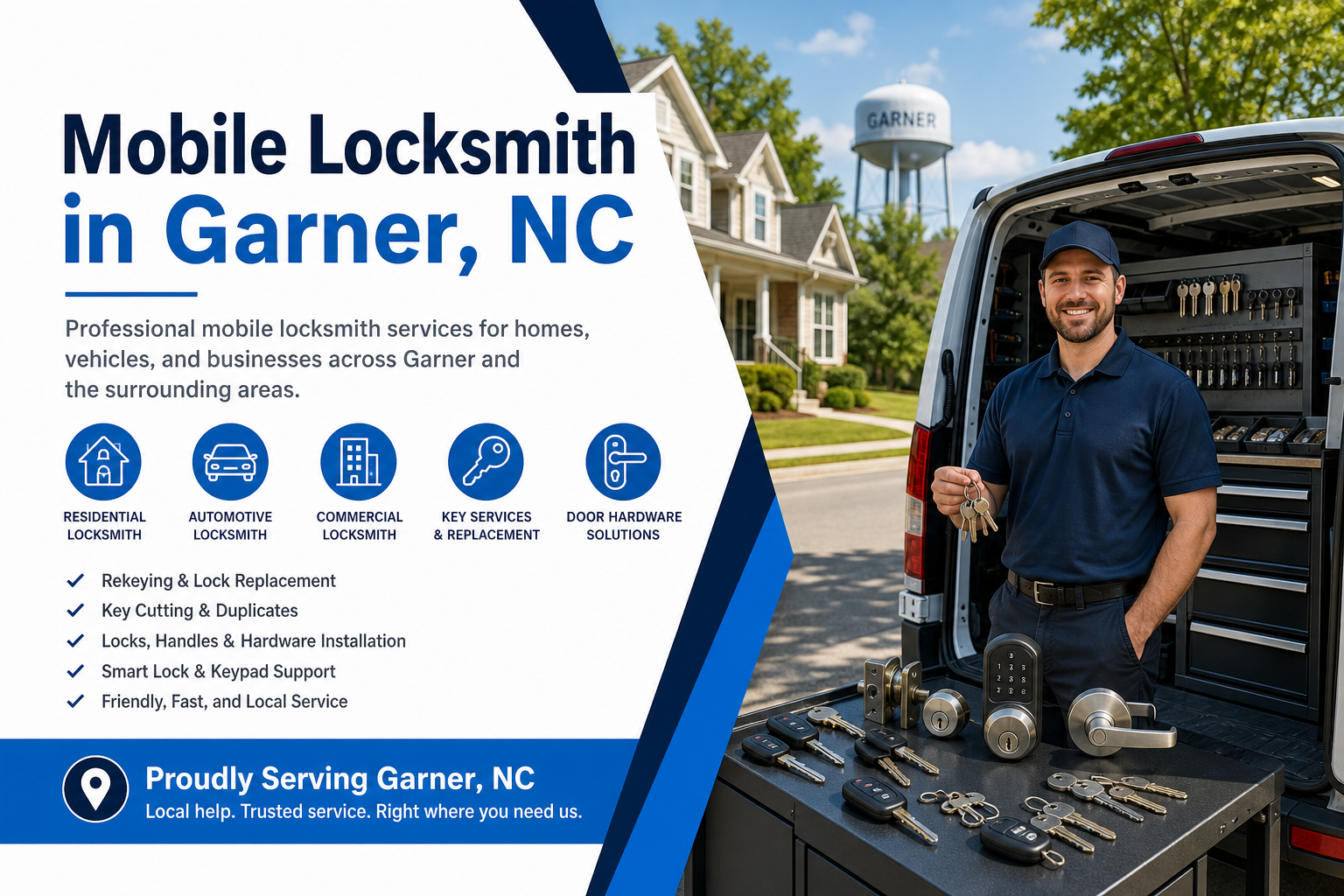 Mobile Locksmith in Garner NC from Alpine Mobile Locksmiths