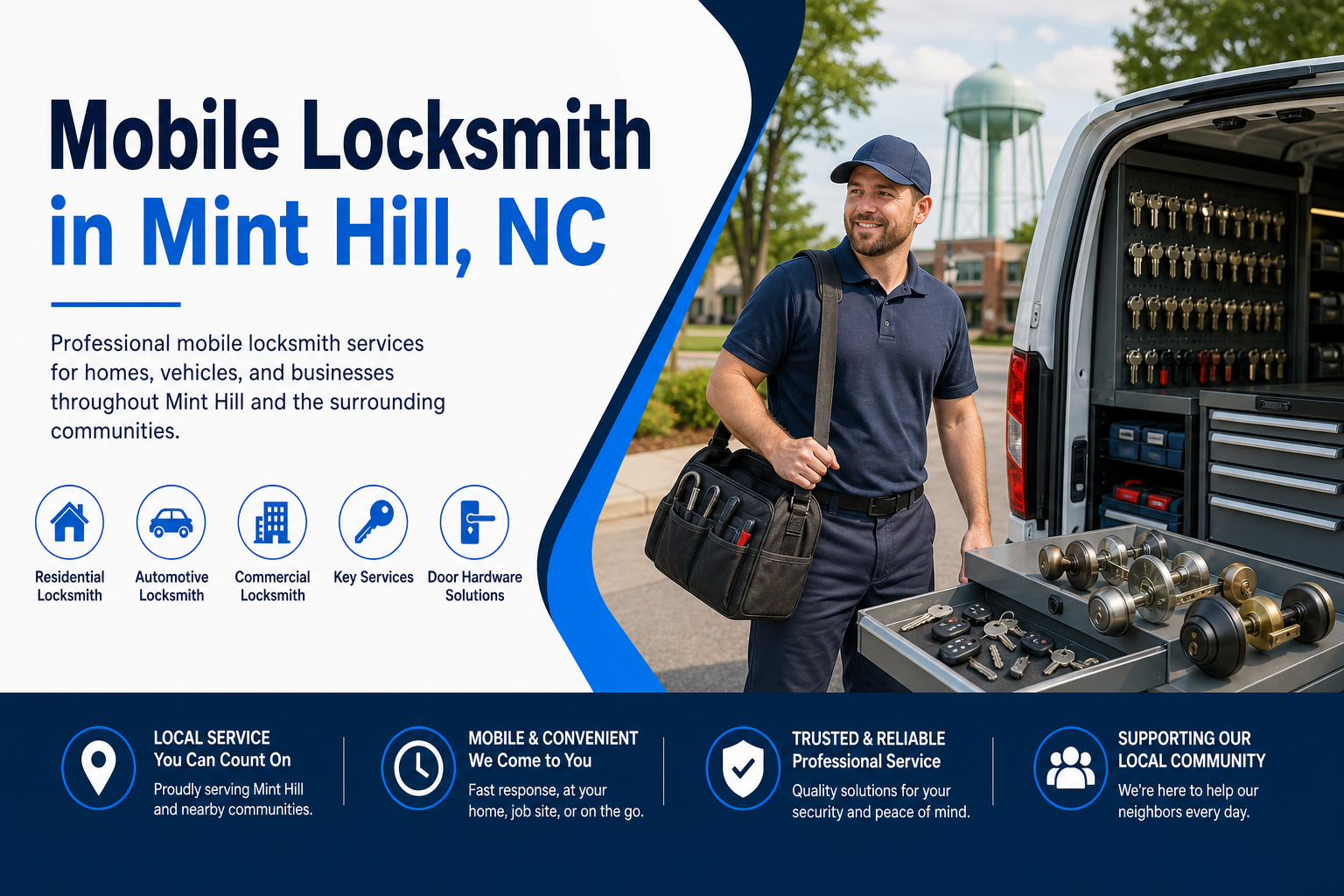 Mobile Locksmith in Mint Hill NC from Alpine Mobile Locksmiths