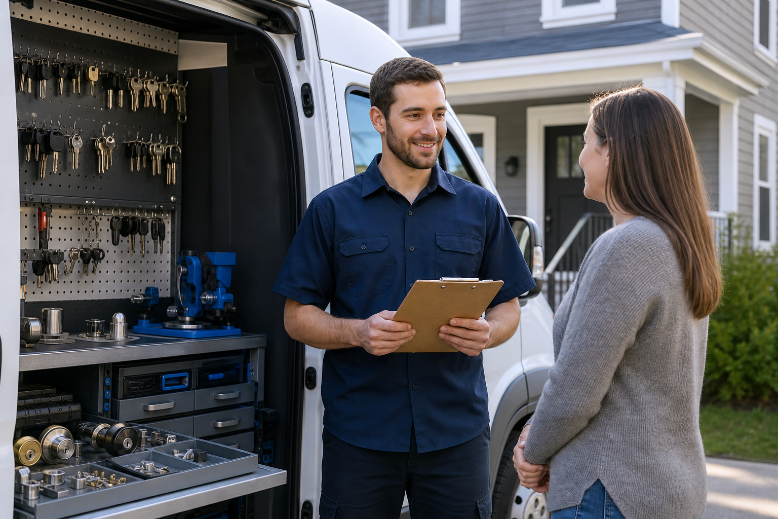 Local mobile locksmith information and service options in New Bern NC